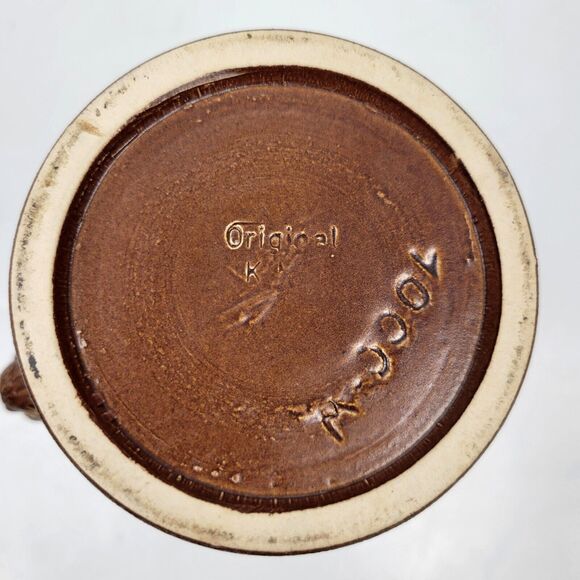 Vintage Original King German Beer Stein Ceramic Frankfurt Eagle No Lid 1000-W - Picture 12 of 12